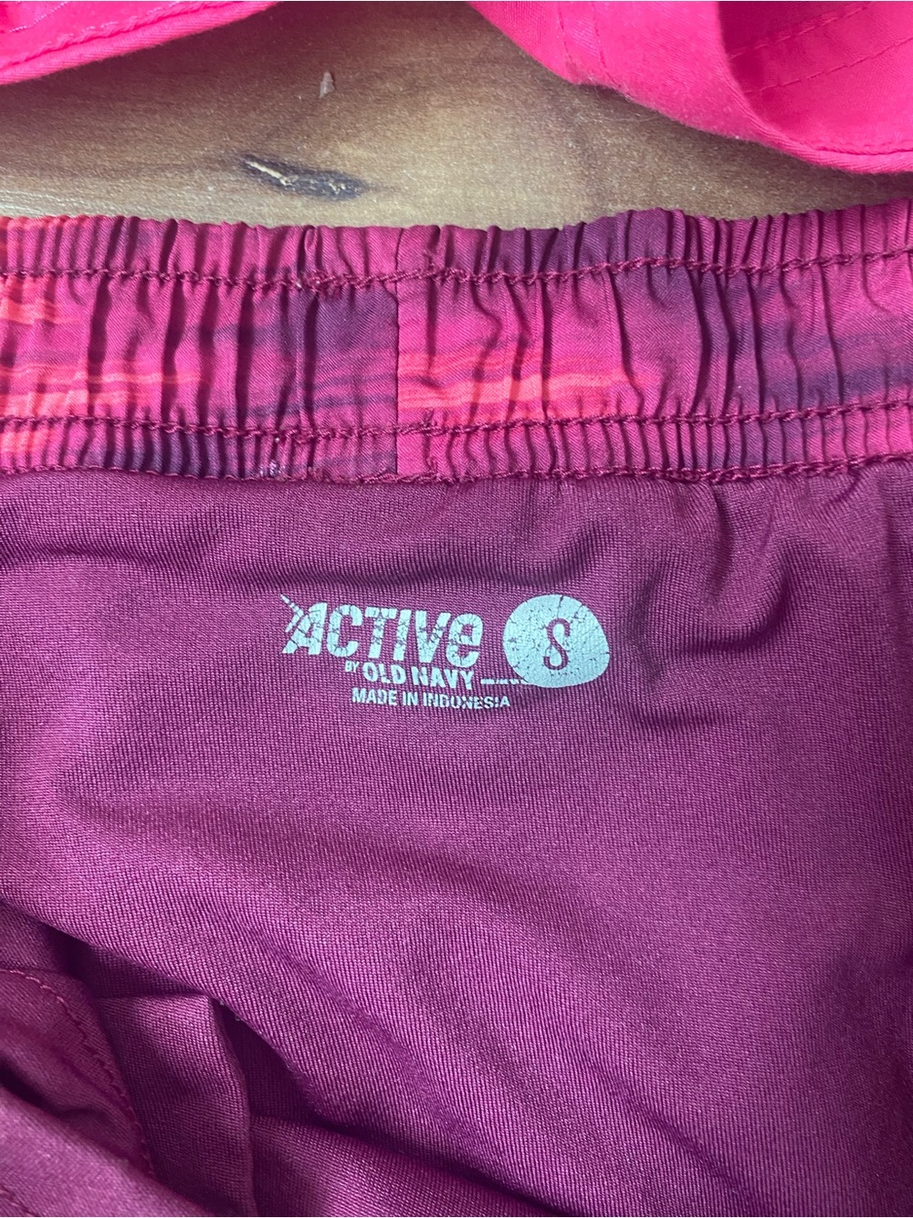 Nike Women's Hot Pink & Old Navy Magenta Athletic Shorts - Picture 3 of 3